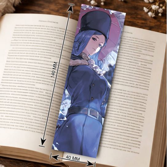 Закладка 4х14см Хвост феи 6