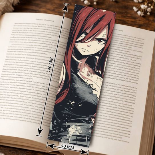 Закладка 4х14см Хвост феи 7