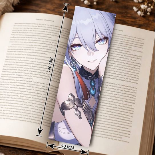 Закладка 4х14см Honkai: Star Rail 2