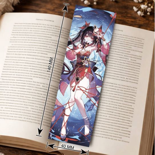 Закладка 4х14см Honkai: Star Rail 5