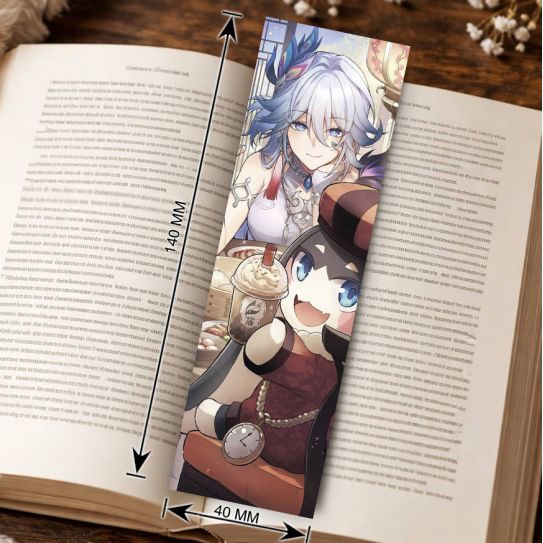 Закладка 4х14см Honkai: Star Rail 6