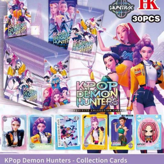 Блок с коллекционными карточками-бустерами K-POP Охотницы на демонов 2 HK (30 бустеров по 5 карточек)