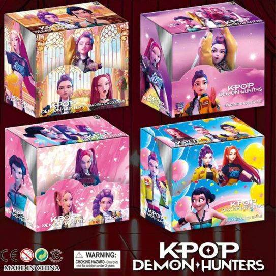 Блок с коллекционными карточками-бустерами K-POP Охотницы на демонов 3 (36 бустеров по 7 карточек)