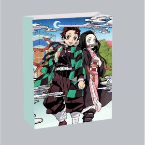 Подарочный пакет Клинок рассекающий демонов 27 на 21 см