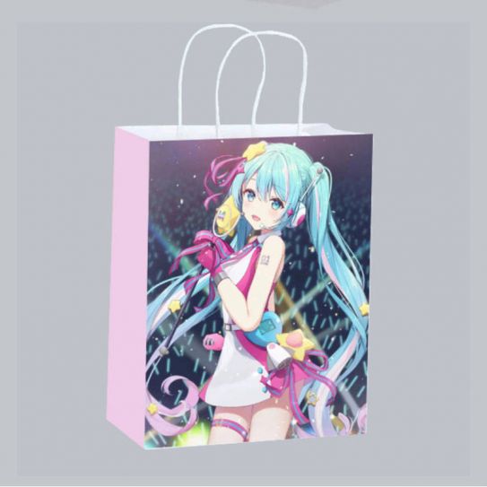 Подарочный пакет Мику Хатсунэ 3 27 на 21 см
