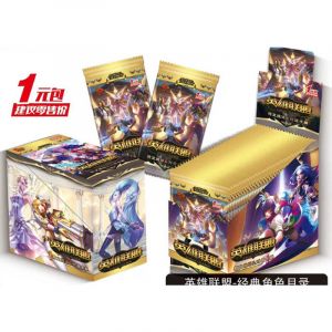 Блок с коллекционными карточками-бустерами Лига Легенд 5 (30 бустеров, 90 карточек)