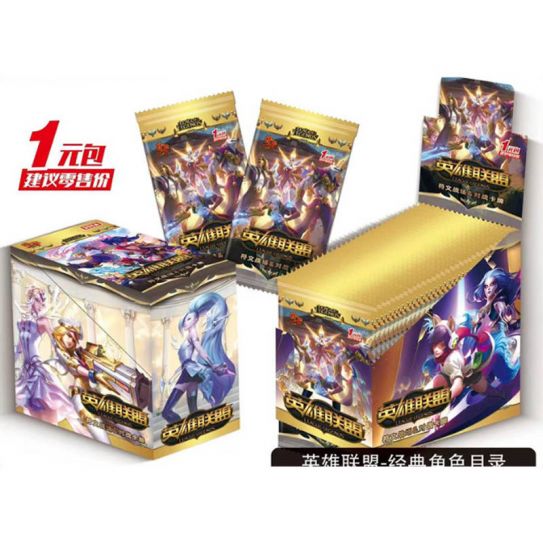 Блок с коллекционными карточками-бустерами Лига Легенд 5 (30 бустеров, 90 карточек)