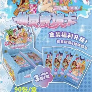 Блок с коллекционными карточками-бустерами по игре Винкс 2 (34 бустера, 102 карточки)