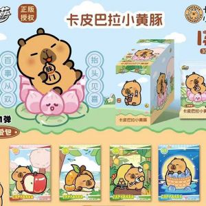 Блок с коллекционными карточками-бустерами Капибара 3 (30 бустеров, 90 карточек)