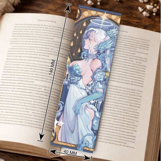 Закладка 4х14см Черный клевер 4