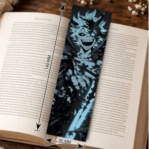 Закладка 4х14см Черный клевер 5