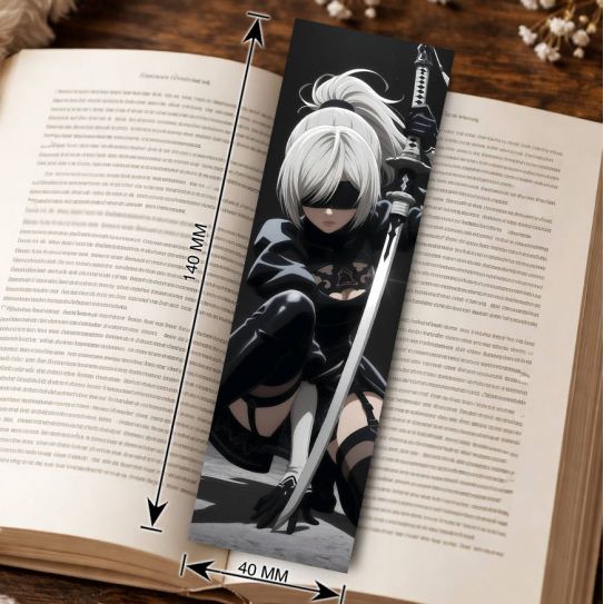 Закладка 4х14см NieR Automata 1