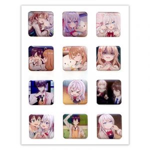 Набор 3D стикеров 12шт Аля иногда кокетничает со мной по русски 1