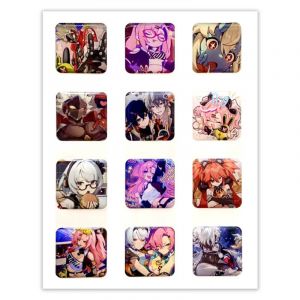 Набор 3D стикеров 12шт Zenless Zone Zero 1