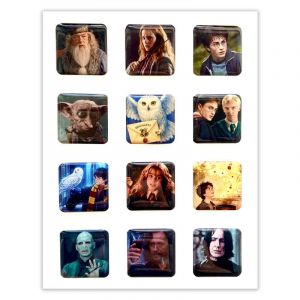 Набор 3D стикеров 12шт Гарри 1