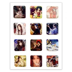 Набор 3D стикеров 12шт Благословение небожителей 1