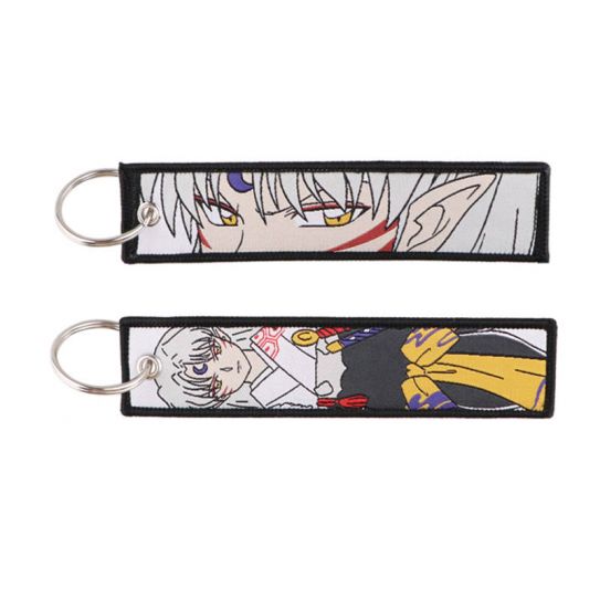 Брелок тканевый с кольцом Инуясики InuYasha Пёс демон-хранитель 14