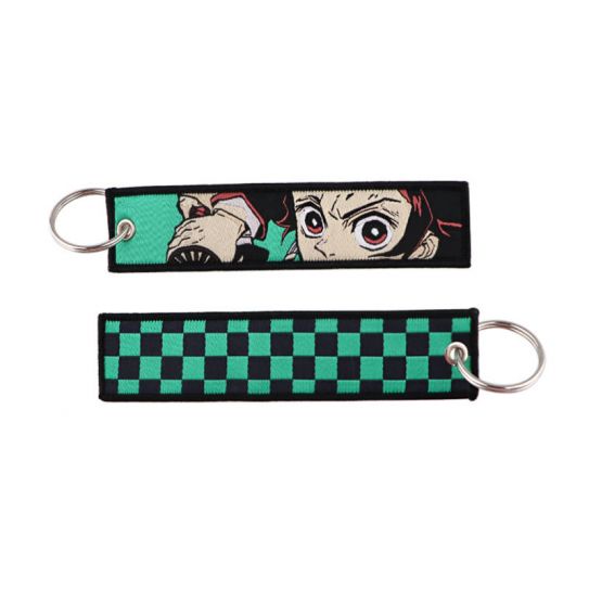 Брелок тканевый с кольцом Клинок рассекающий демонов 21