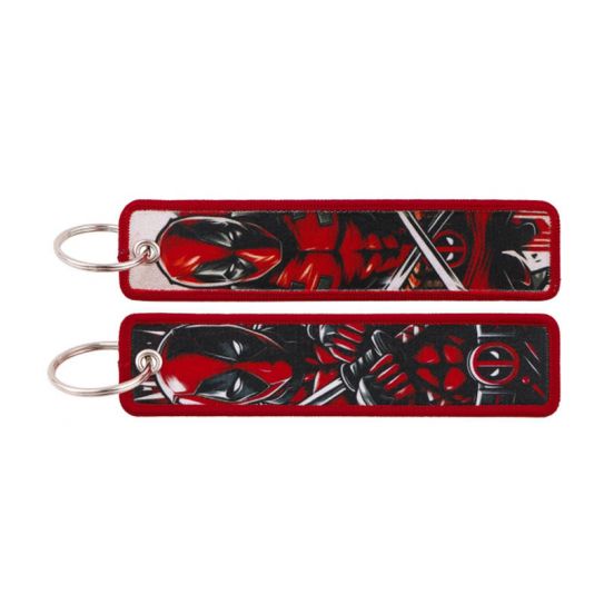 Брелок тканевый с кольцом Дедпул 26