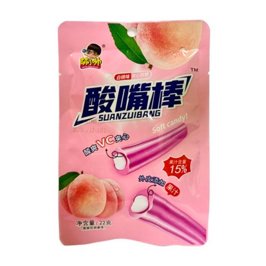 Мармелад SUANZUIBANG с вкусом ПЕРСИКА 22гр/20шт/12бл (цена за штуку)