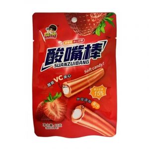 Мармелад SUANZUIBANG с вкусом КЛУБНИКА 22гр/20шт/12бл (цена за штуку)