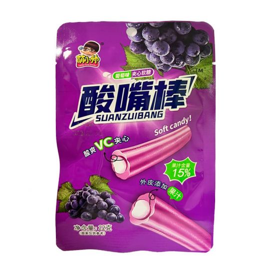 Мармелад SUANZUIBANG с вкусом ВИНОГРАД 22гр/20шт/12бл (цена за штуку)