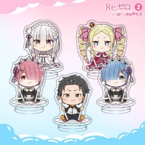 Набор акриловых фигурок 7 шт-10 шт (6 см) Re.Zero Жизнь с нуля Номер 2