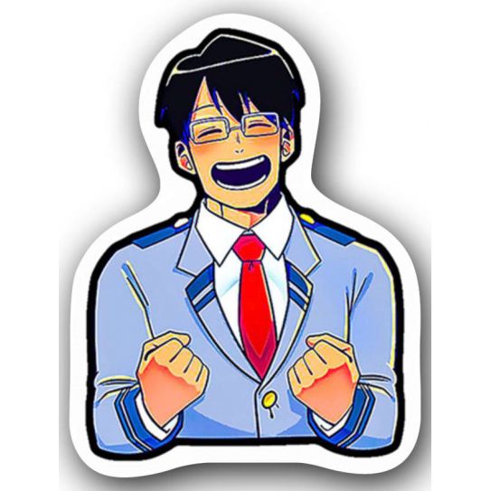 Деревянный светящийся значок АНИМЕ 16-106