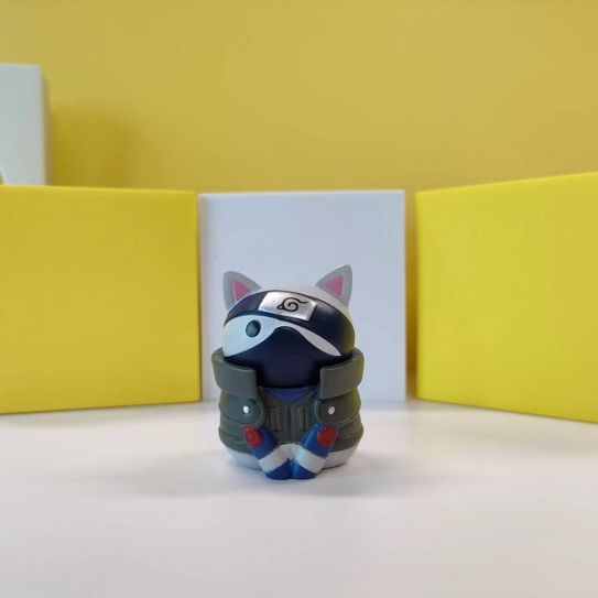 Набор аниме фигурок из 8-х штук номер 1 Коты хокаге пародия на Молодой шиноби (6 см.) 1004