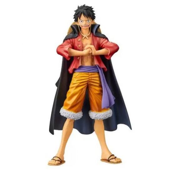 Аниме фигурка Ван Пис Монки Д. Луффи жест Готов к бою (пластиковый пакет) (16 см)