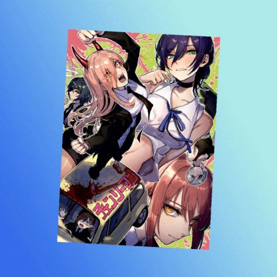 Плакат Аниме А3 №109 Чел. бенз.