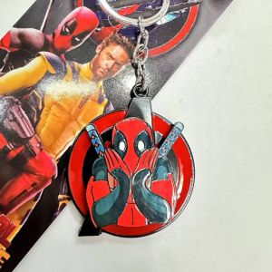 Брелок металлический крутящийся Дедпул 5