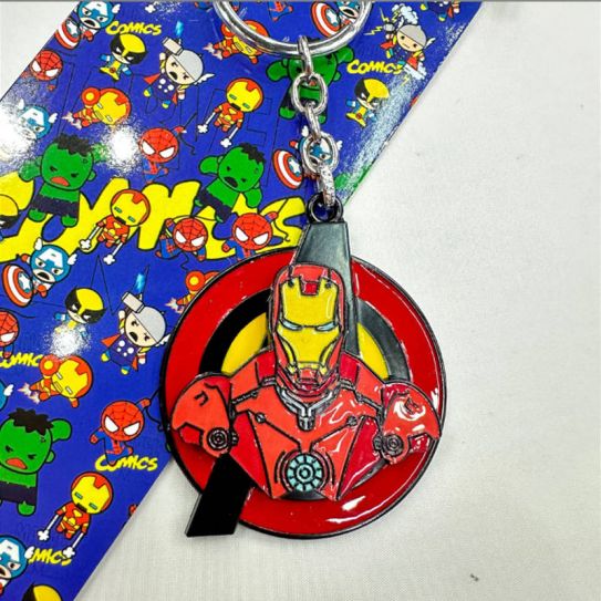 Брелок металлический крутящийся Железный человек 1