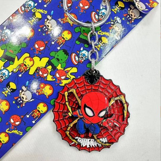 Брелок металлический крутящийся Человек паук 16