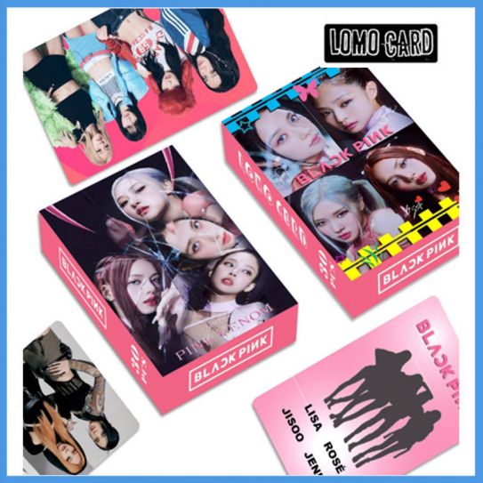 Фотокарточки LOMO CARD K-POP двухст-ие 30 штук (8 на 5 см) 013 BLACK PINK (7)