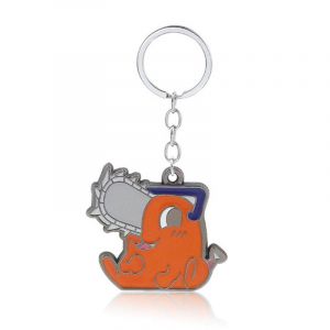 Металлический брелок Человек-бензопила Почито 2