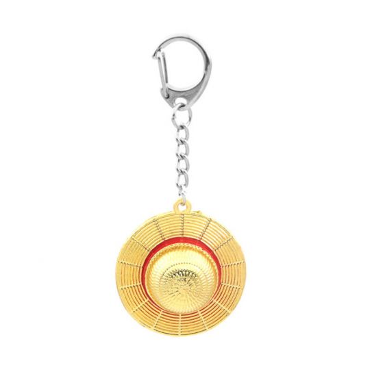 Металлический брелок Ван Пис Шляпа Луффи