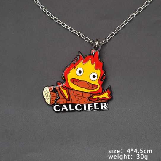 Подвеска металлическая Огонек Хаяо Миядзаки 1