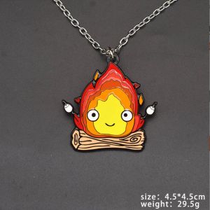 Подвеска металлическая Огонек Хаяо Миядзаки 2