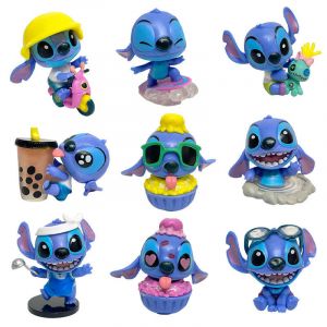 Набор фигурок из 9-и штук Стич 4 (пластиковый пакет)