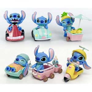 Набор фигурок из 6-и штук Стич 5 (пластиковый пакет)