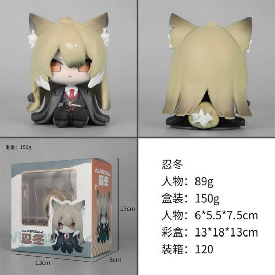 Aниме фигурка Arknights Vulpisfoglia (8 см) (цветная коробка)