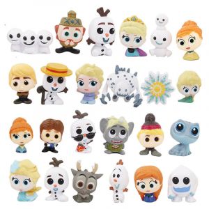 Набор аниме фигурок из 24-х штук Холодное сердце 1 (пластиковый пакет)