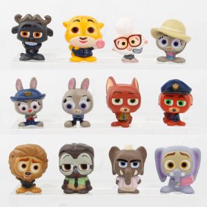 Набор аниме фигурок из 16-и штук Зверополис 1 (пластиковый пакет)