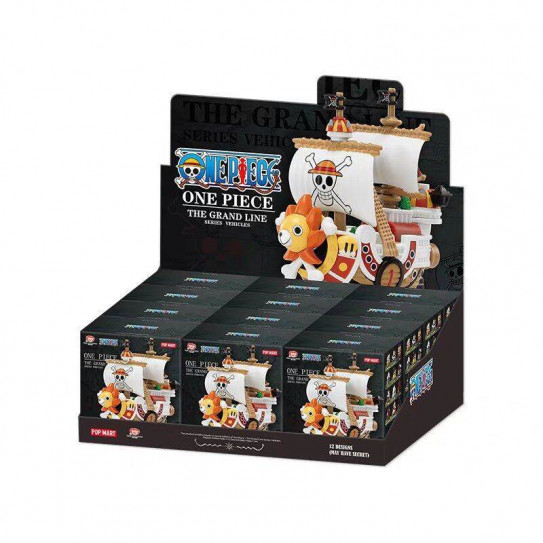 Гача фигурка коллекционная POP MART Ван Пис: The Grand Line Series Vehicles (цена за шт. в блоке 12 шт.)
