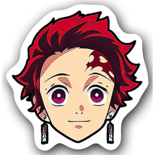 Деревянный светящийся значок АНИМЕ 20-81