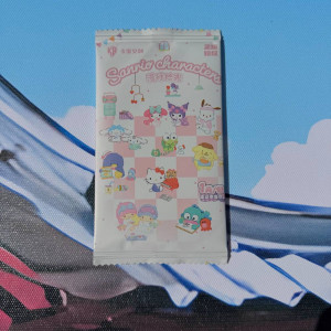 Бустер с коллекционными карточками Sanrio characters 2 (3 карточки внутри)