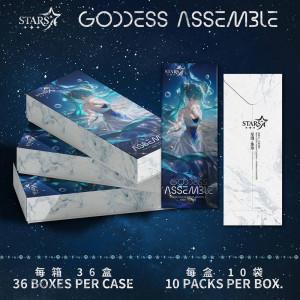 Блок с коллекционными карточками-бустерами GODDESS ASSEMBLE 1