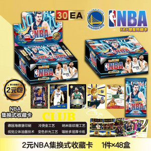 Блок с коллекционными карточками-бустерами NBA 1