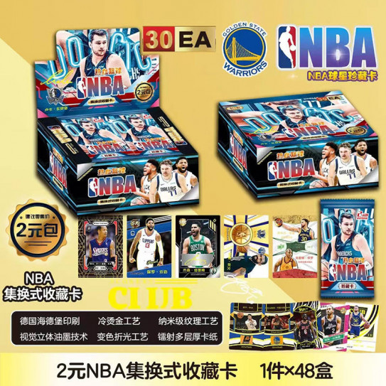 Блок с коллекционными карточками-бустерами NBA 1